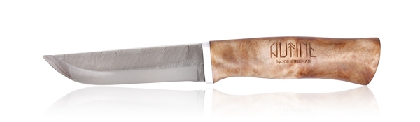 Damascus bushcraft knife